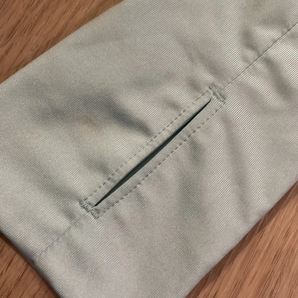 Aqua Hooded Quarter Zip Long Sleeve Top - Picture 3 of 12